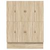 vidaXL Aufbewahrungsbettgestell Sonoma-Eiche 180 cm Holzwerkstoff