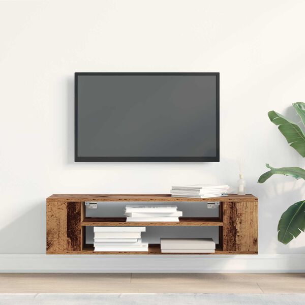 vidaXL TV-Schr&auml;nk Altholz 100 x 30 x 26,5 cm Holzwerkstoff
