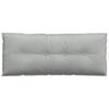 vidaXL R&uuml;ckenkissen Hellgrau 120 x 50 cm Cordstoff