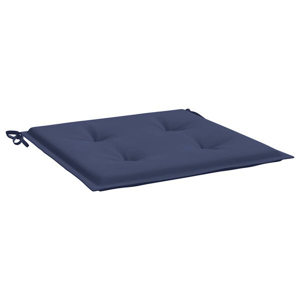 vidaXL Palettenkissen 4 Stk. Marineblau 40x40x4 cm Oxford-Gewebe