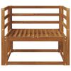 vidaXL Outdoor Mittelsofa Massivholz Akazie Natur