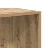 vidaXL Eckregal Artisan-Eiche 33x33x132 cm Holzwerkstoff