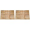 vidaXL Terrassenfliesen 12 Stk. 50×50 cm Holz Braun