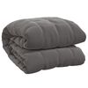 vidaXL Gewichtsdecke Grau 220x260 cm 11 kg Stoff