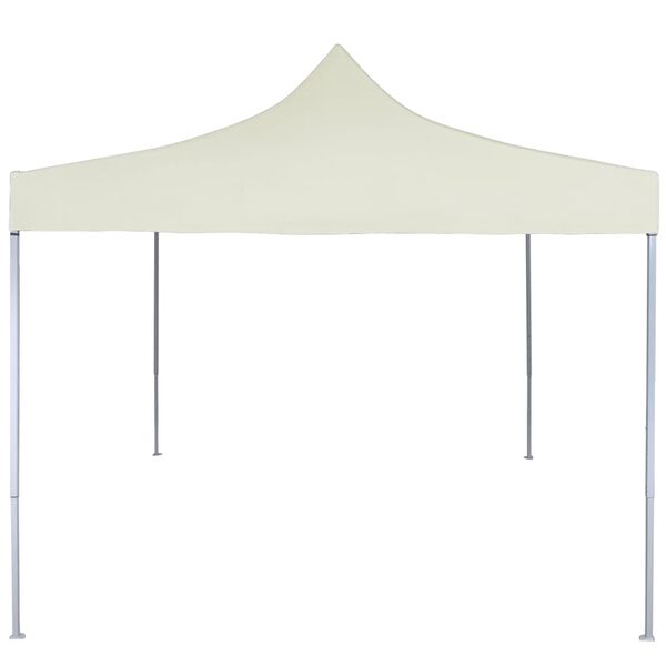 vidaXL Profi-Partyzelt Faltbar 2×2 m Stahl Creme
