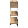 vidaXL Konsolentisch Artisan-Eiche 72,5 x 25 x 75 cm Holzwerkstoff