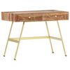 vidaXL Schreibtisch mit Schubladen 100x55x75 cm Massivholz Akazie