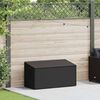 vidaXL Garten-Aufbewahrungsbox Schwarz 110 x 50 x 58 cm Poly Rattan