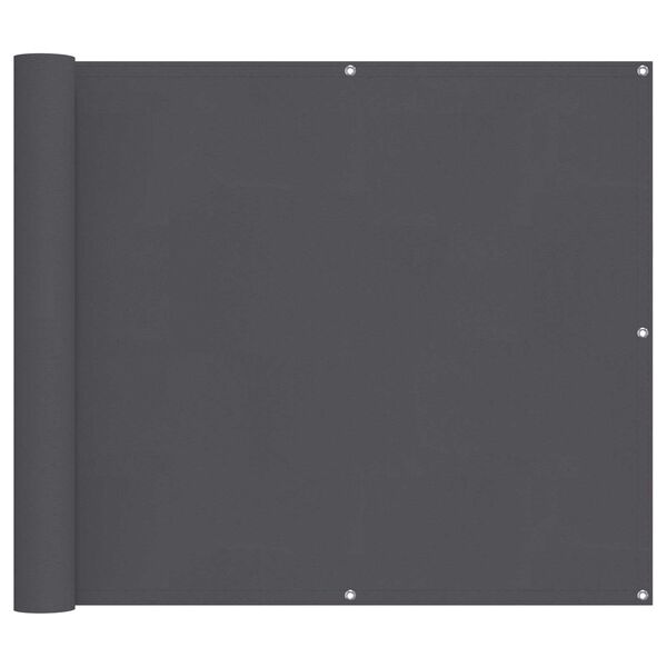 vidaXL Balkonsichtschutz Anthrazit 100 x 300 cm Oxford-Stoff