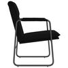 vidaXL Loungesessel Schwarz 55x64x80 cm Stoff