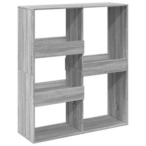 vidaXL Raumteiler Grau Sonoma 100x33x115 cm Holzwerkstoff