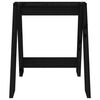 vidaXL Hocker 2 Stk. Schwarz 40x40x45 cm Massivholz Kiefer