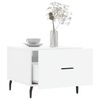 vidaXL Couchtisch Hochglanz-Weiß 50x50x40 cm Holzwerkstoff
