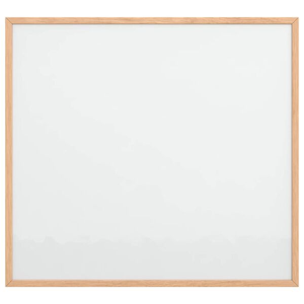 vidaXL Magnetisches Whiteboard mit Rahmen aus massivem Kiefernholz 60 x 55 cm