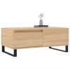 vidaXL Couchtisch Sonoma-Eiche 90x50x36,5 cm Holzwerkstoff