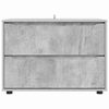 vidaXL Aufbewahrungsschrank Beton Grau 80 x 48 x 57 cm Holzwerkstoff