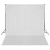 vidaXL Fotostudio-Set mit Leuchten, Hintergrund und Reflektor
