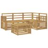 vidaXL Outdoor-Sofagarnitur 5 pcs Wei&szlig; 59 x 59 x 37 cm