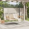 vidaXL H&auml;ngebank Beige 109x62x40 cm Poly Rattan
