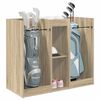 vidaXL Golf Schrank Uni Sonoma-Eiche 102 x 45 x 85,5 cm