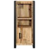 vidaXL Badschrank 40x30x90 cm Raues Massivholz Mango