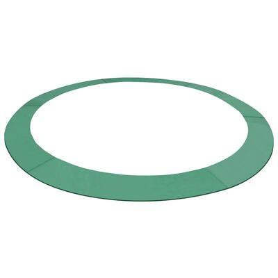 vidaXL Trampolin-Randabdeckung PE Grün für 3,66 m Runde Trampoline