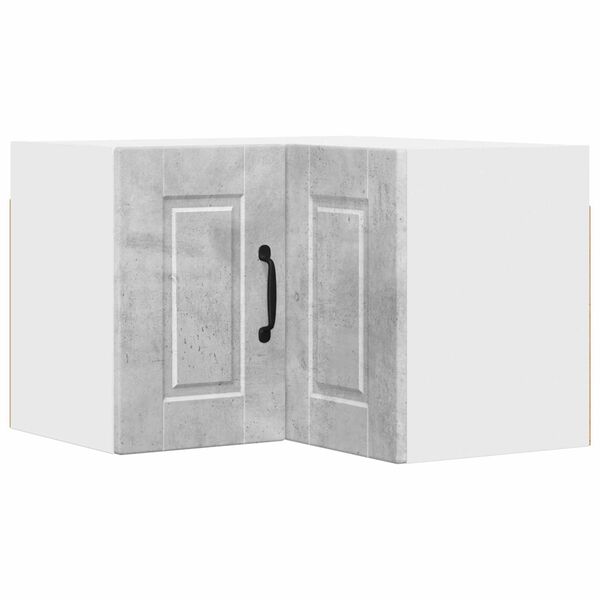 vidaXL K&uuml;chenschrank mit T&uuml;r Beton Grau 57 x 57 x 40 cm Holzwerkstoff