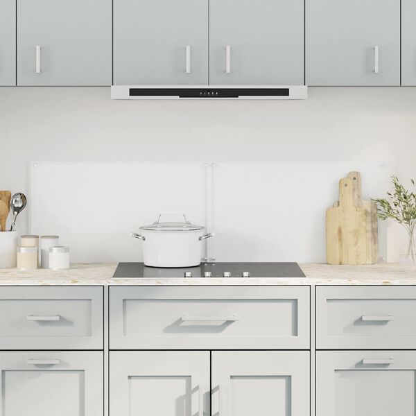 vidaXL Küchenrückwände 2 Stk. Transparent 70x60 cm Hartglas