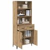 vidaXL Highboard Artisan-Eiche 69,5 x 34 x 180 cm Holzwerkstoff