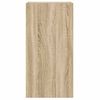 vidaXL TV-Wandschrank mit LED-Leuchten Sonoma-Eiche 40,5x35x80 cm