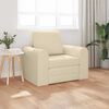 vidaXL Schlafsofa Creme 98 x 71 x 83 cm Stoff