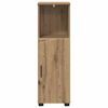 vidaXL Badezimmerschrank mit Speicher Artisan-Eiche 30 x 35 x 95 cm