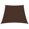 vidaXL Sonnensegel Oxford-Gewebe Trapezf&ouml;rmig 3/5x4 m Braun