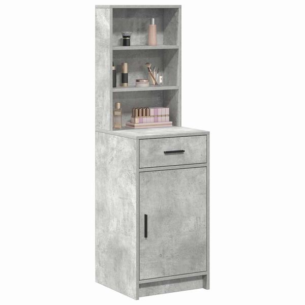 vidaXL Highboard Beton Grau 40 x 40,5 x 135 cm Holzwerkstoff
