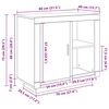 vidaXL Sideboard Altholz 80 x 40 x 75 cm Holzwerkstoff