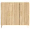 vidaXL Sideboard Sonoma-Eiche 90x34x80 cm Holzwerkstoff