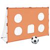 vidaXL Fu&szlig;balltor f&uuml;r Kinder mit Zielmatte und Ball 182x62x118 cm