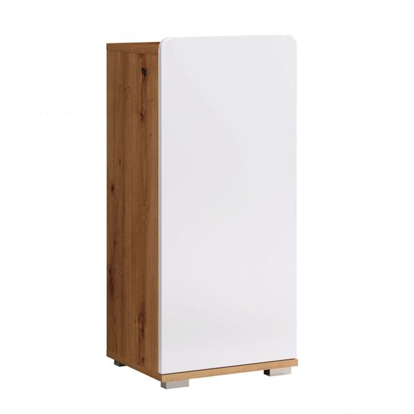 Trendteam Standschrank Ciara Wei&szlig; und Artisan Eiche