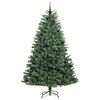 vidaXL K&uuml;nstlicher klappbarer Weihnachtsbaum mit 300 LEDs Gr&uuml;n 240 cm