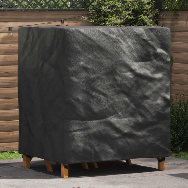 vidaXL M&ouml;belbezug Uni Schwarz 116 x 100 x 120 cm 210D