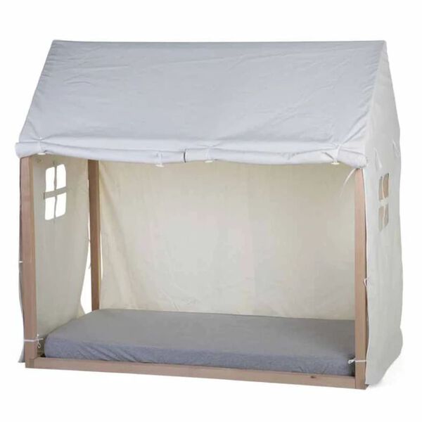CHILDHOME Bezug f&uuml;r Hausbett 150x80x140 cm Wei&szlig;