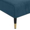 vidaXL Schlafsofa in L-Form Blau 271x140x70 cm Samt