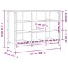 vidaXL Schuhregal Schwarz 100x35x70 cm Holzwerkstoff