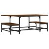 vidaXL Couchtisch Braun Eichen-Optik 100x50,5x40 cm Holzwerkstoff