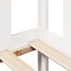 vidaXL Tagesbett mit Schubladen Weiß 80x200 cm Kiefernholz