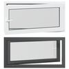 vidaXL Kellerfenster RISOR 120 x 60 cm PVC und Glas Anthrazit
