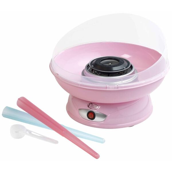 Bestron Zuckerwattemaschine ACCM370 Rosa Kunststoff