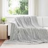vidaXL Wohndecken 6 pcs Grau 270 x 240 cm Fleece