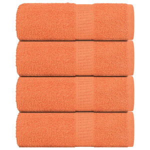 vidaXL Wascht&uuml;cher FROGN 4 Stk. Orange 30x30 cm 360 g/m&sup2;