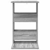vidaXL Beistelltisch Graues Sonoma 40 x 35 x 60,5 cm Holzwerkstoff